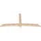 Ekena Millwork Bellingham Smooth Timber Gable Bracket, Douglas Fir, 96"W x 44"H x 3 1/2"D x 5 1/2"F, 11/12 Pitch GBW096X44X0406BEL00SDF - alternate 4